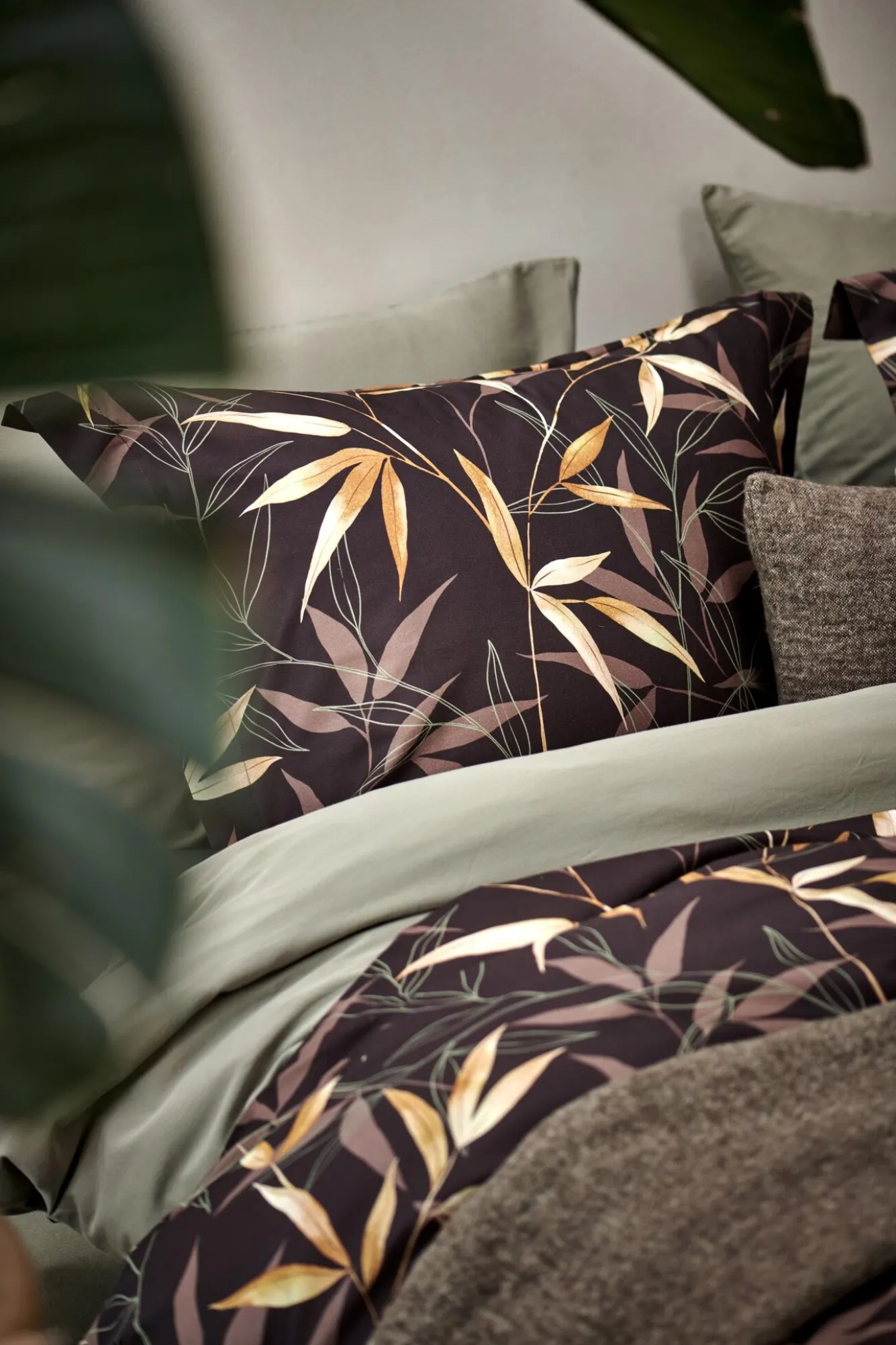 Vandyck Vandyck ZEN GARDEN duvet cover Dark Chocolate 200x220 cm