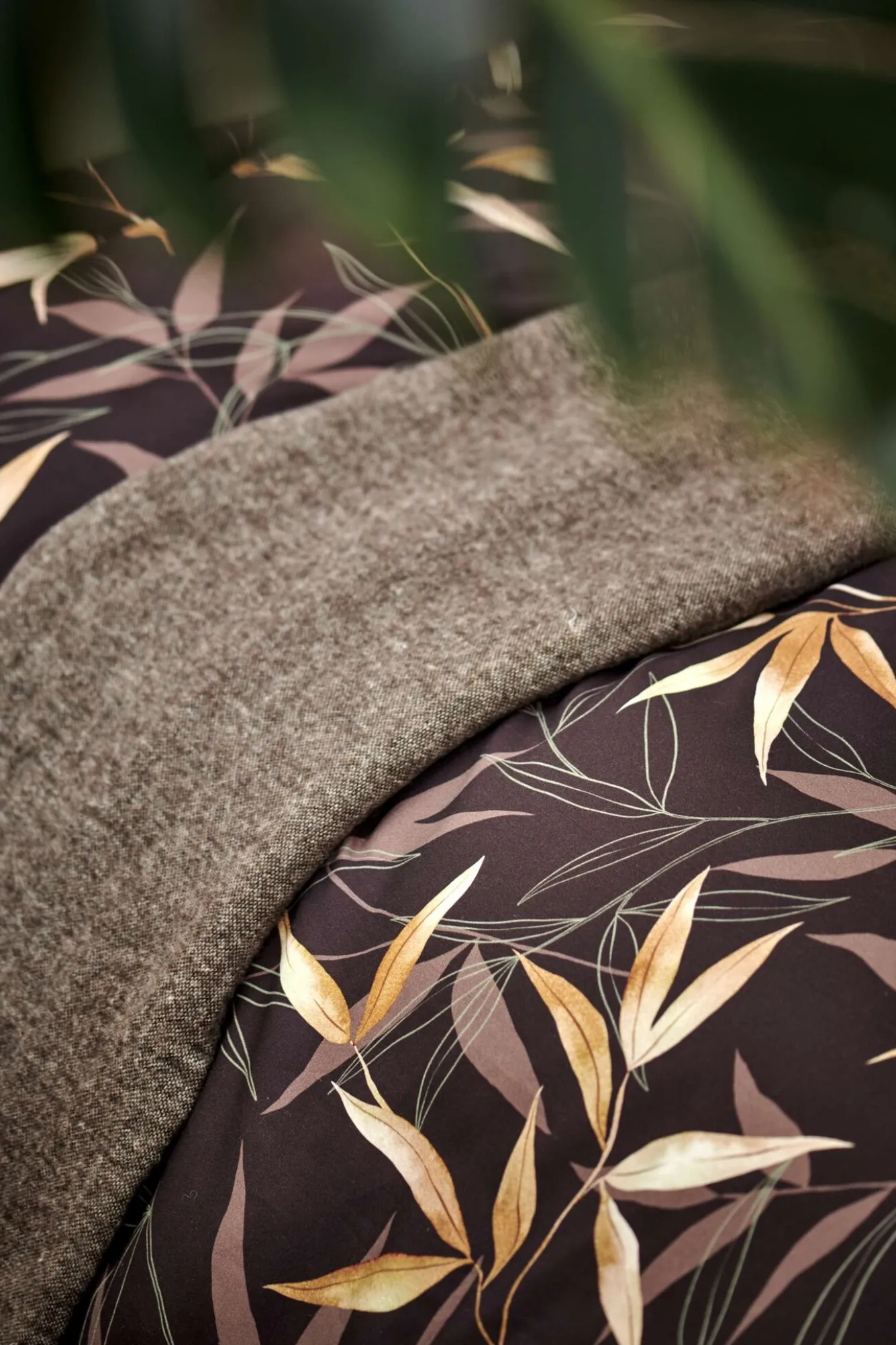 Vandyck Vandyck ZEN GARDEN duvet cover Dark Chocolate 200x220 cm
