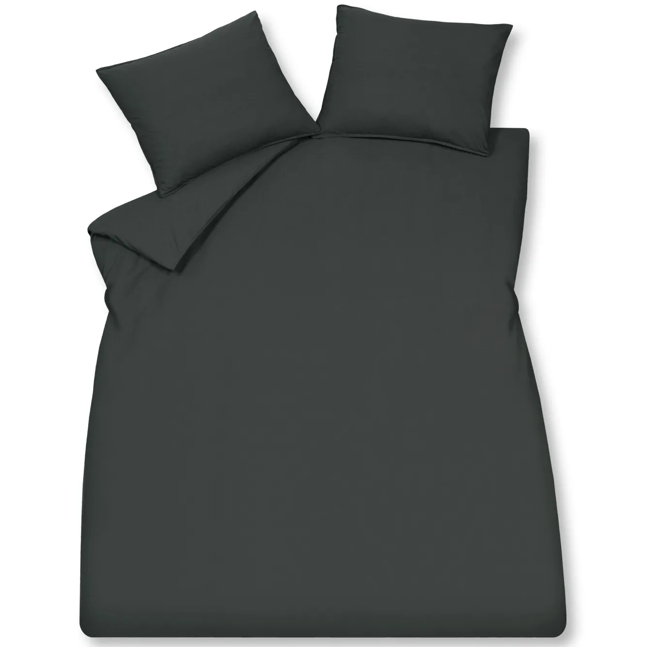 Vandyck WASHED COTTON pillowcase 60x70 cm, Off Black (cotton)