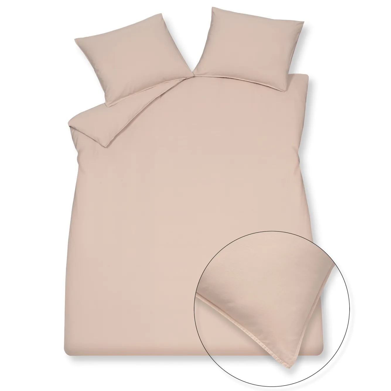 Vandyck WASHED COTTON pillowcase 60x70 cm Pale Pink (cotton) CLLA20201