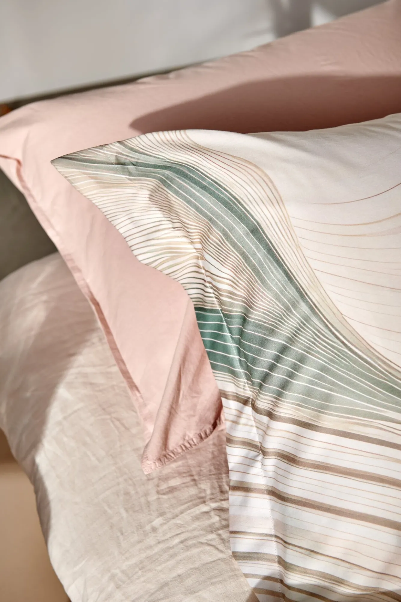 Vandyck WASHED COTTON pillowcase 60x70 cm Pale Pink (cotton) CLLA20201
