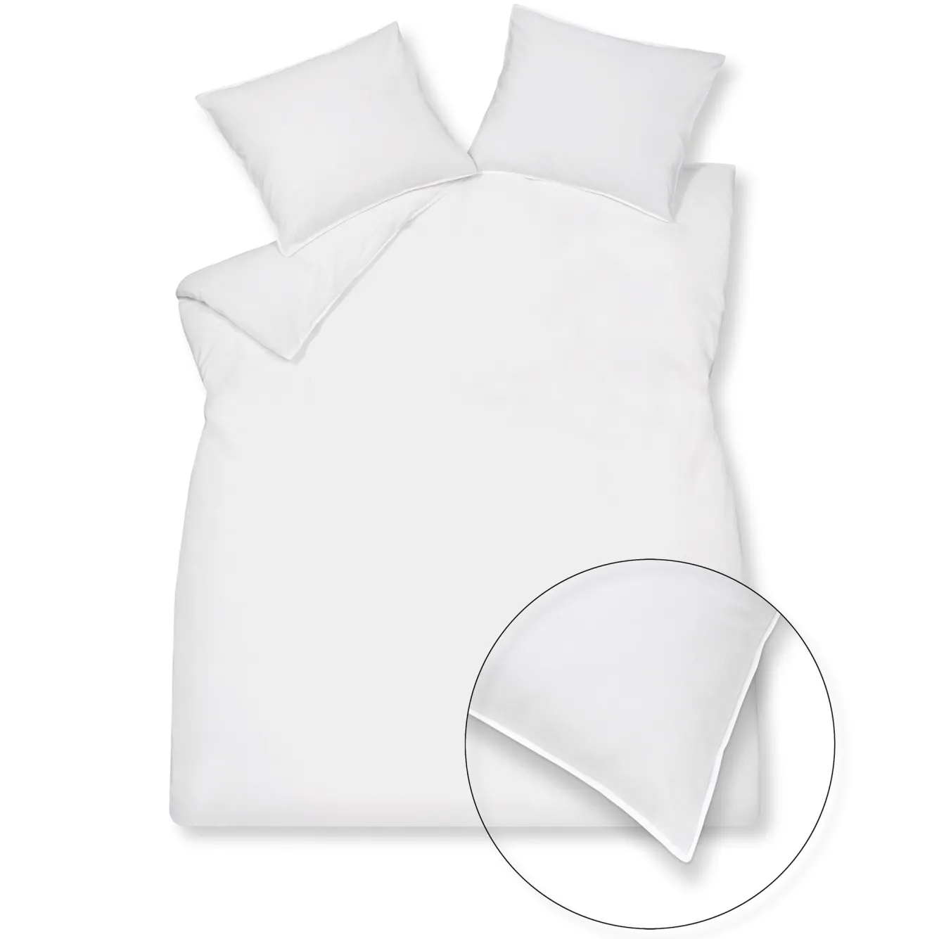 Vandyck WASHED COTTON duvet cover 200x220 cm White (cotton)
