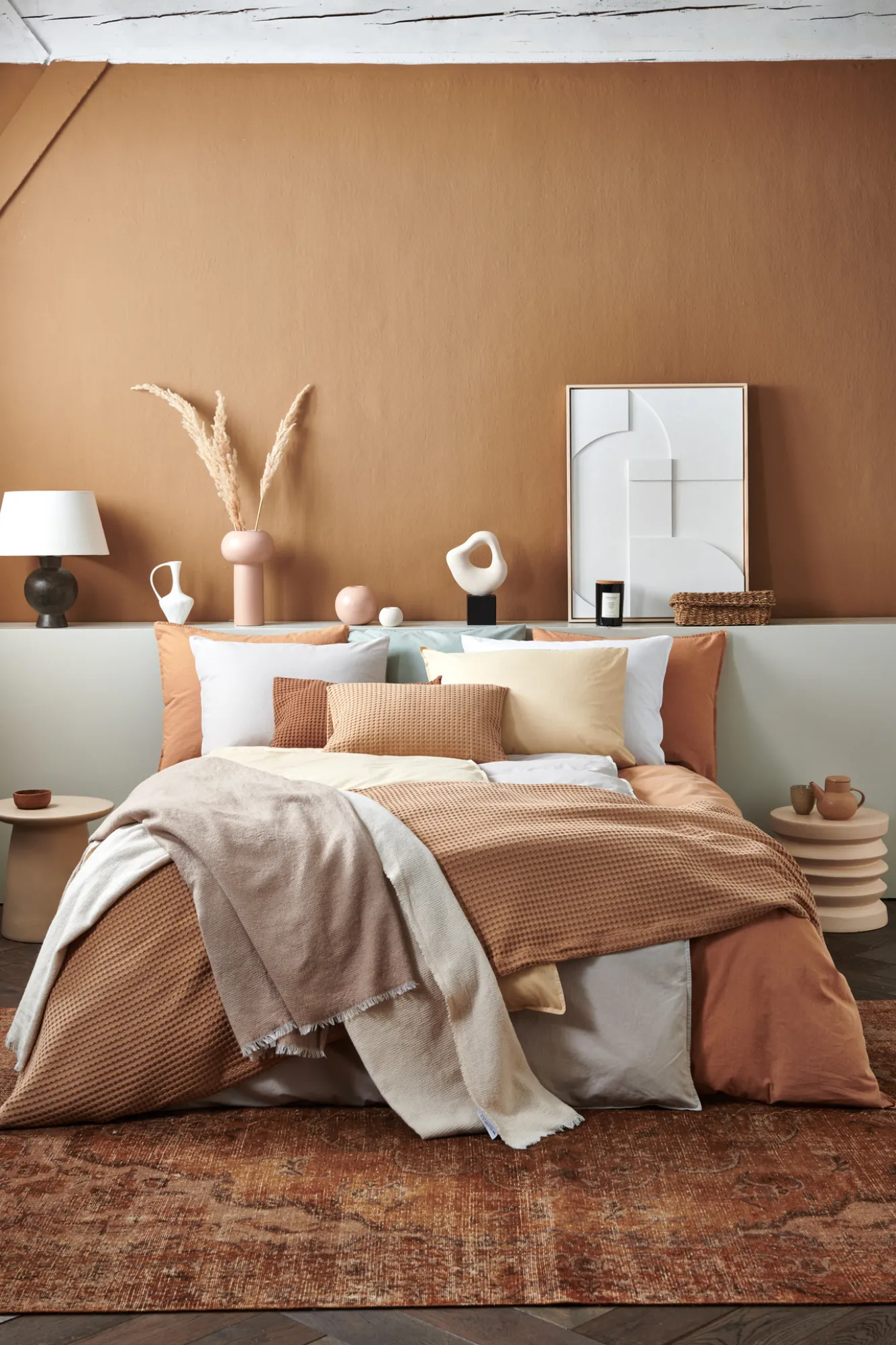 Vandyck WASHED COTTON duvet cover 240x220 cm Stone (cotton)