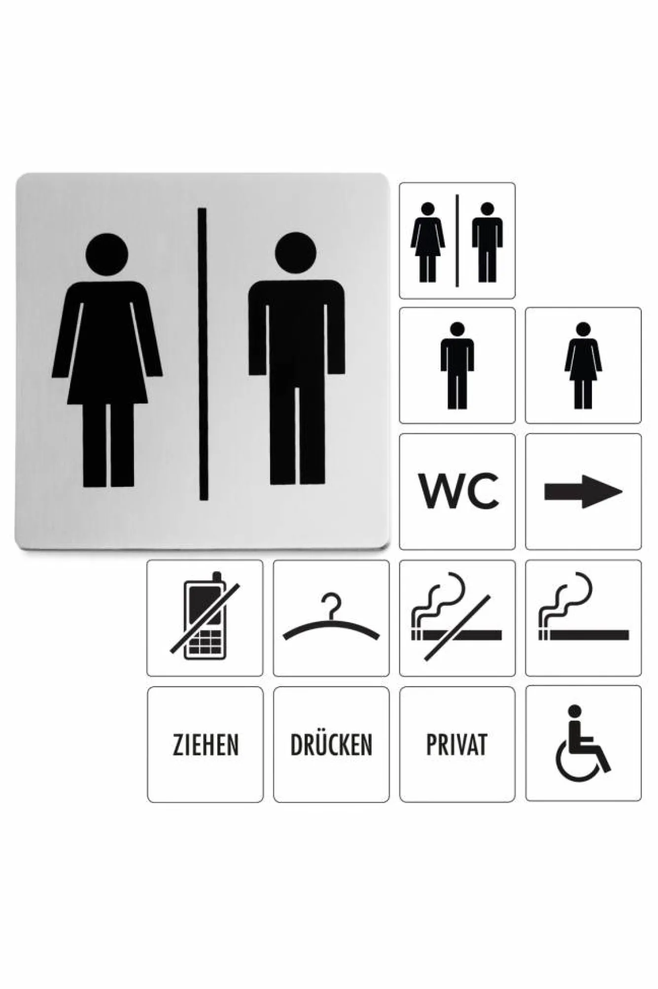 Zack INDICI pictogram man/woman 50712 (mat)