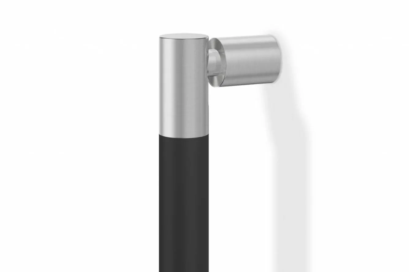 Zack JAZ floor wiper120 cm with suspension button 40328 (matt stainless steel)