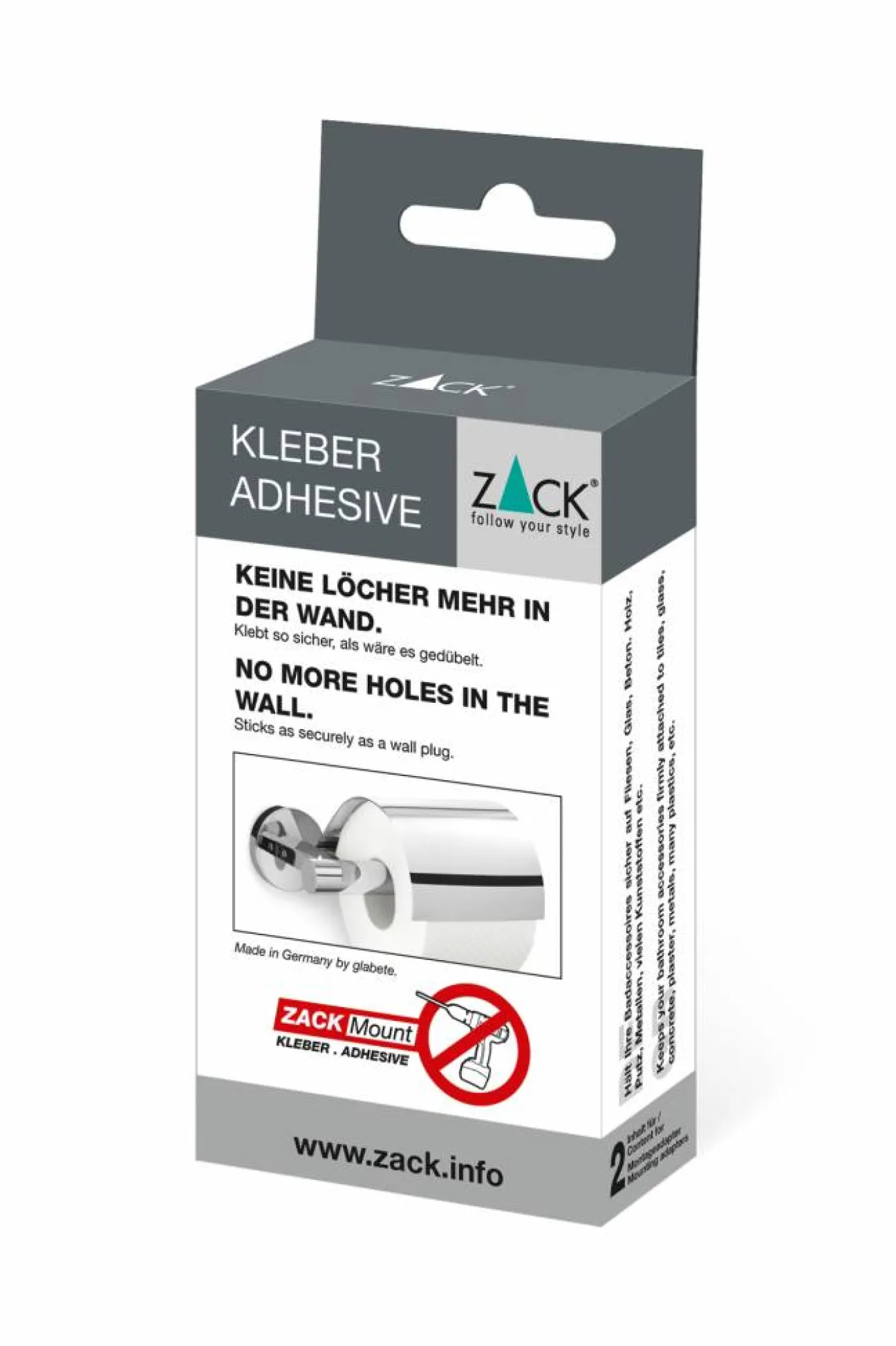 Zack MOUNT mounting adhesive for 2 mounting points (6 grams)