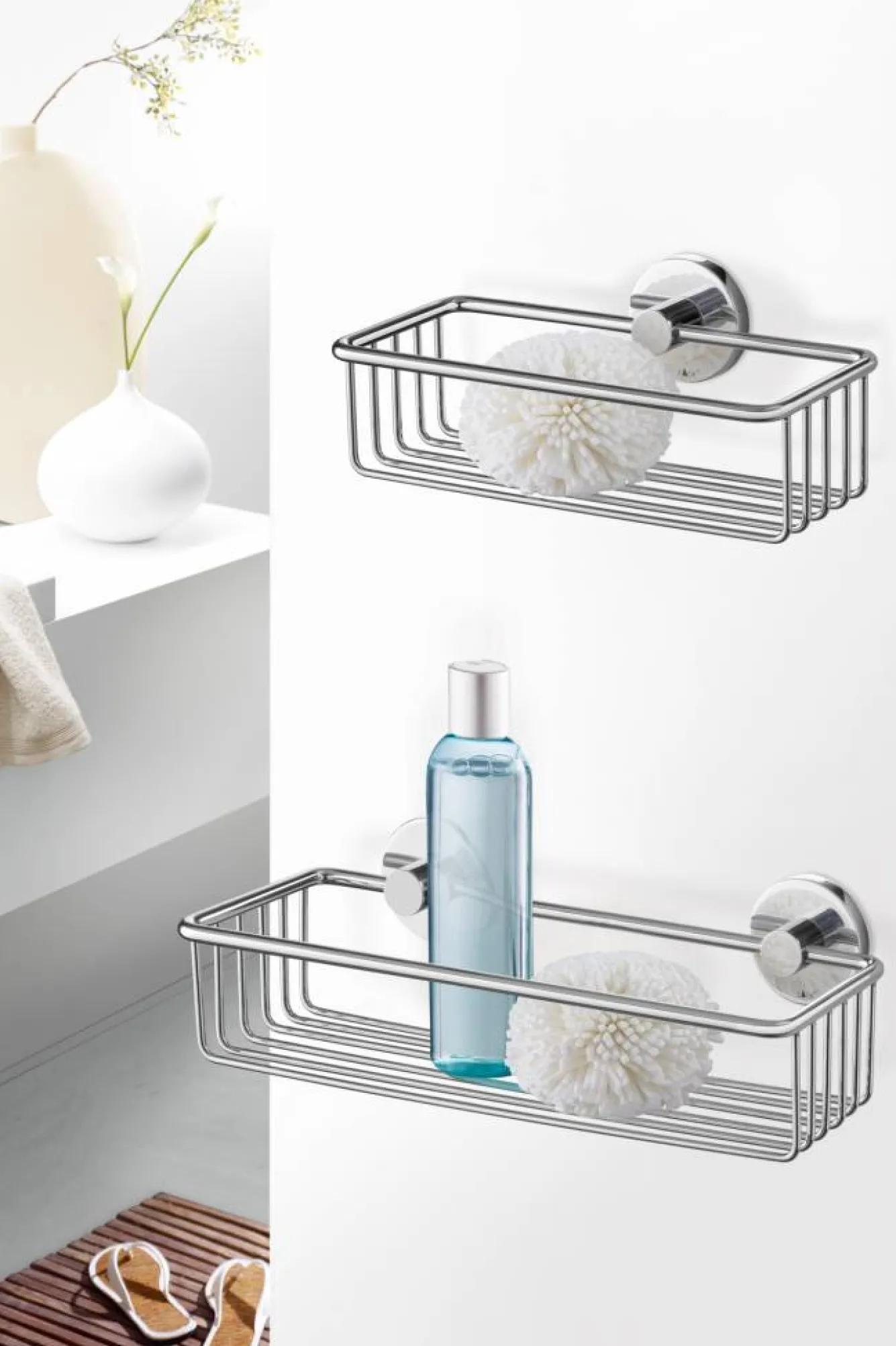 Zack SCALA shower basket 31cm 40085 (gloss)